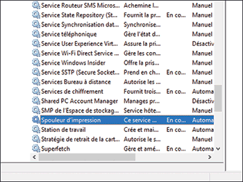 Illustration de l'écran Pilote
