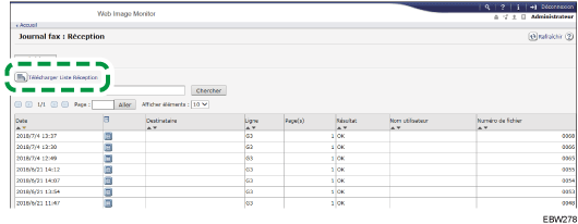 Illustration de la page du navigateur Web