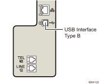 Illustration du raccordement aux interfaces