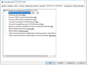 Illustration de l'écran Pilote