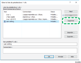 Illustration de l'écran Pilote