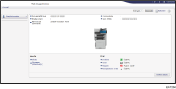 Illustration de la page du navigateur Web