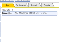 Illustration de l'écran du panneau de commande