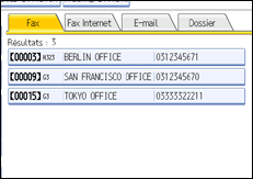 Illustration de l'écran du panneau de commande