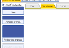 Illustration de l'écran du panneau de commande