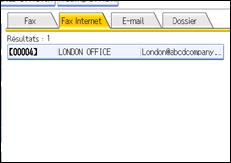 Illustration de l'écran du panneau de commande