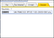 Illustration de l'écran du panneau de commande