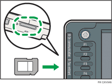 Illustration du logement pour supports