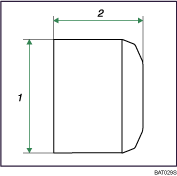 Illustration des dimensions de l'enveloppe