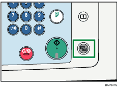 Illustration de la touche Écran simplifié