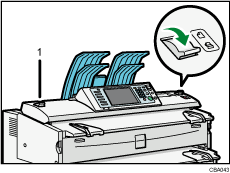 Illustration de l'unité d'imagerie avec numérotation