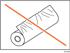 Illustration du rouleau de papier