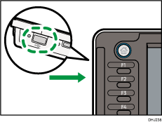 Illustration du logement pour supports