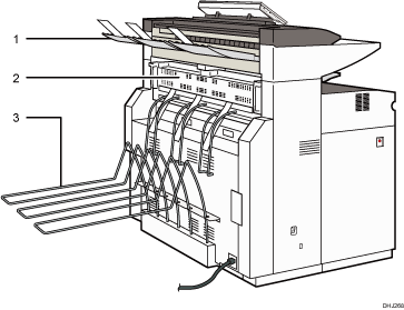 Illustration de l'unité principale avec numérotation