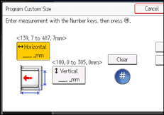 Illustration de l'écran du panneau de commande