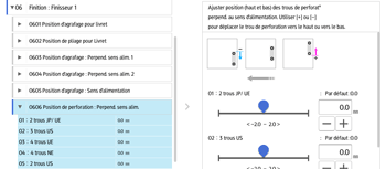 Illustration de l'écran du panneau de commande