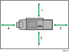 Illustration de l'emplacement optimal pour l'appareil