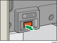 Illustration de l'interrupteur à courant alternatif.