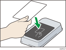 Illustration du lecteur de cartes NFC