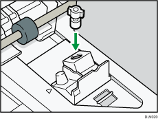 Illustration du chargeur automatique de documents à retournement