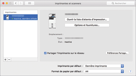 Illustration de l'écran Pilote