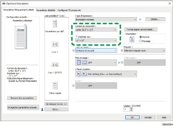 Illustration de l'écran Pilote