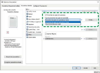 Illustration de l'écran Pilote