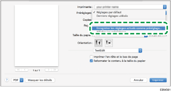 Illustration de l'écran Pilote