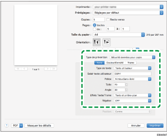 Illustration de l'écran Pilote