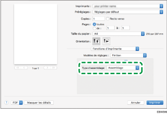 Illustration de l'écran Pilote