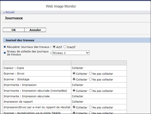 Illustration de la page du navigateur Web