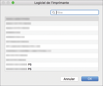 Illustration de l'écran Pilote