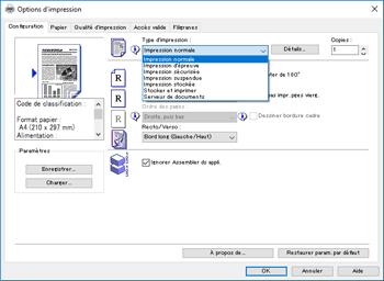 Illustration de l'écran Pilote