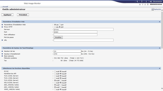 Illustration de la page du navigateur Web