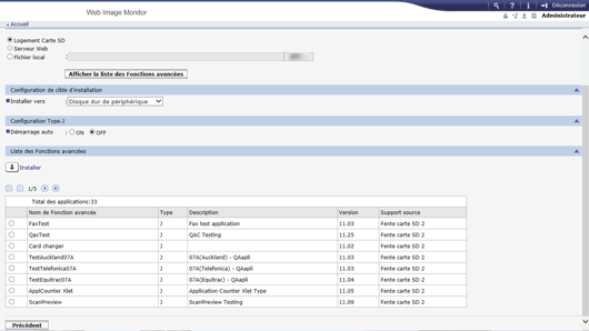 Illustration de la page du navigateur Web