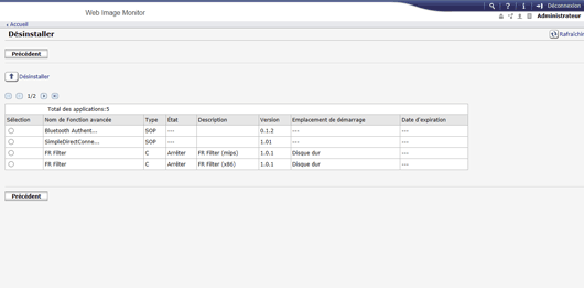 Illustration de la page du navigateur Web