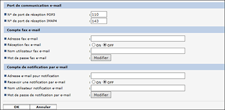 Illustration de la page du navigateur Web