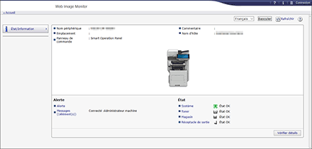 Illustration de la page du navigateur Web