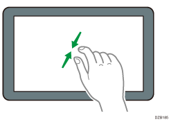 Illustration du panneau de commande