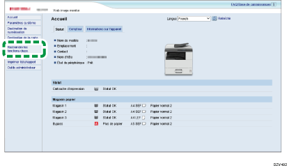 Illustration de l'écran d'applications