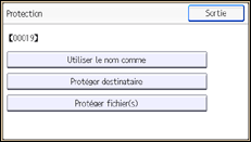 Illustration de l'écran du panneau de commande