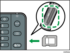 Illustration du logement pour supports