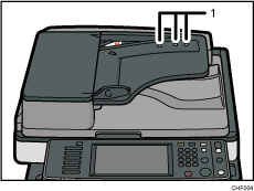 Illustration de l'ADF avec numérotation