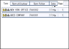 Illustration de l'écran du panneau de commande
