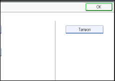 Illustration de l'écran du panneau de commande