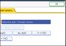 Illustration de l'écran du panneau de commande