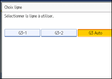 Illustration de l'écran du panneau de commande