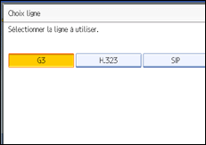 Illustration de l'écran du panneau de commande