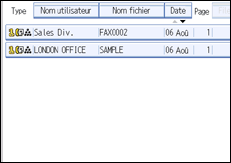 Illustration de l'écran du panneau de commande