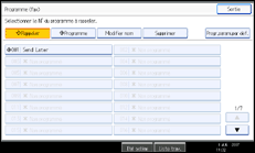 Illustration de l'&eacute;cran du panneau de commande